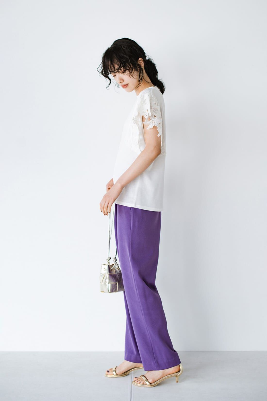 haco!［ハコ］|ｈａｃｏ！ 脚はすらっと見せつつ気分はルンっと高めてくれる Ｔシャツも映える楽ちんカラーパンツ ｂｙ ｗｈｏ ｍａｄｅ ｍｅ