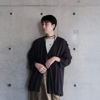 haco! | tyn.TGOR チュールカーディガン〈ネイビー〉