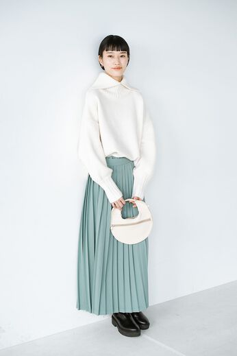 haco!［ハコ］ | ハートがチラリとのぞく ラップ風スカート〈グリーン〉