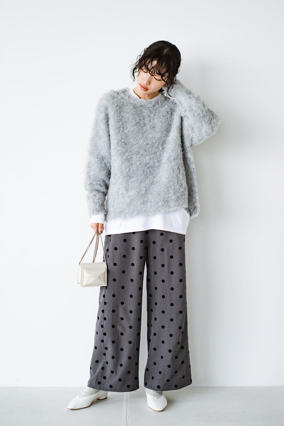 haco! オトナの遊び心を効かせて 臆せずいられるドット柄パンツ｜haco![ハコ]｜フェリシモ【公式通販】