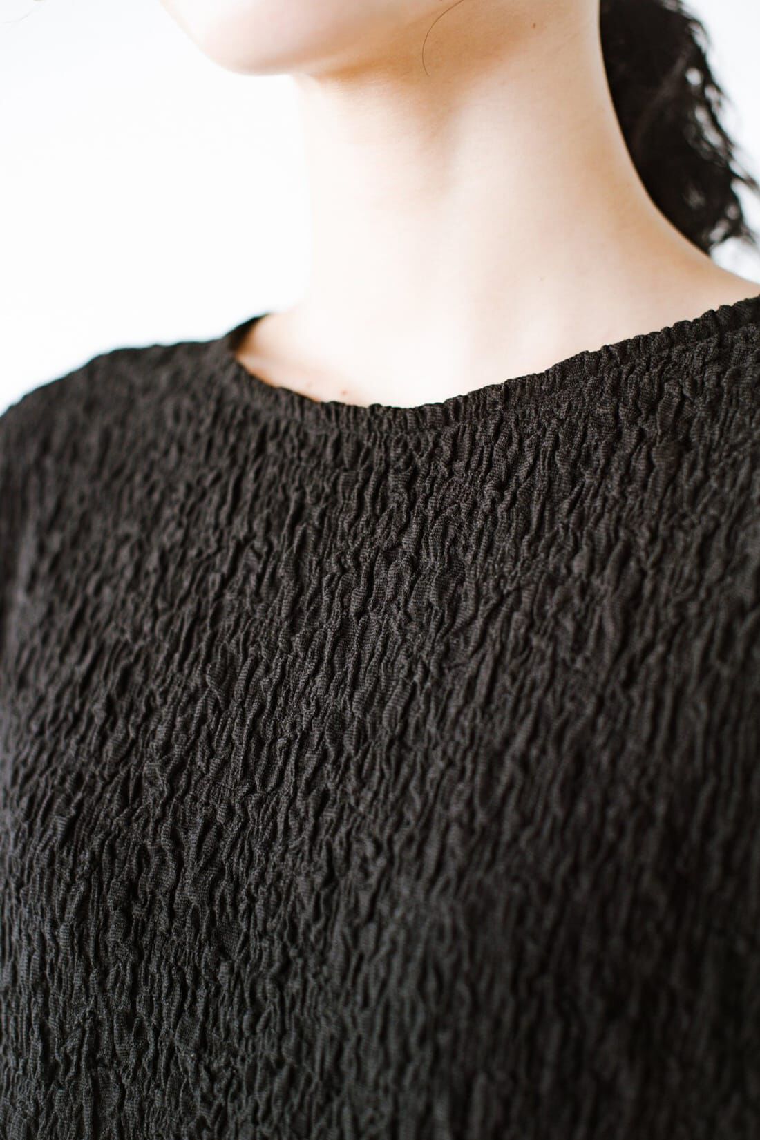 haco!［ハコ］|ＡＮＮＡ ＬＵＮＡ ボコボコカット後ろジップ５分袖プルオーバー