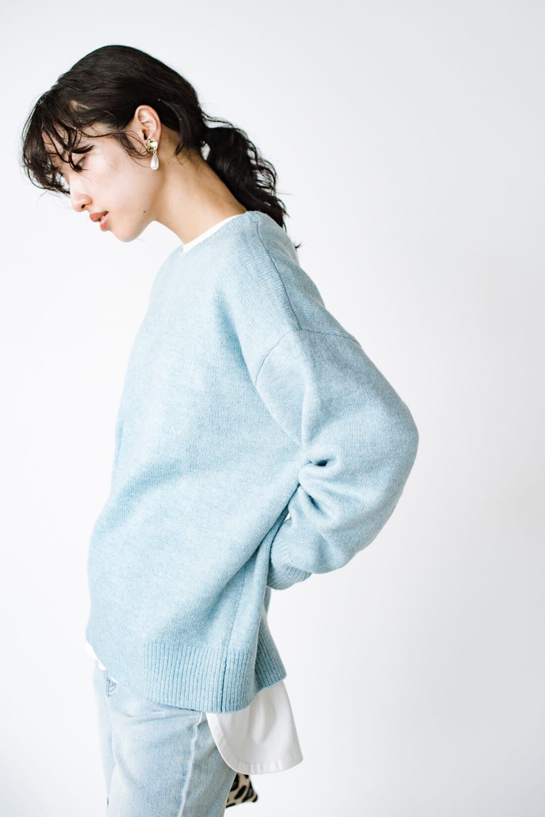 haco!|ｈａｃｏ！ スウェットとニットのいいとこどり！オシャレごころと暖かさと大人っぽさ、全部そろったウォッシャブルニット ｂｙ ｑｕｅ ｍａｄｅ ｍｅ