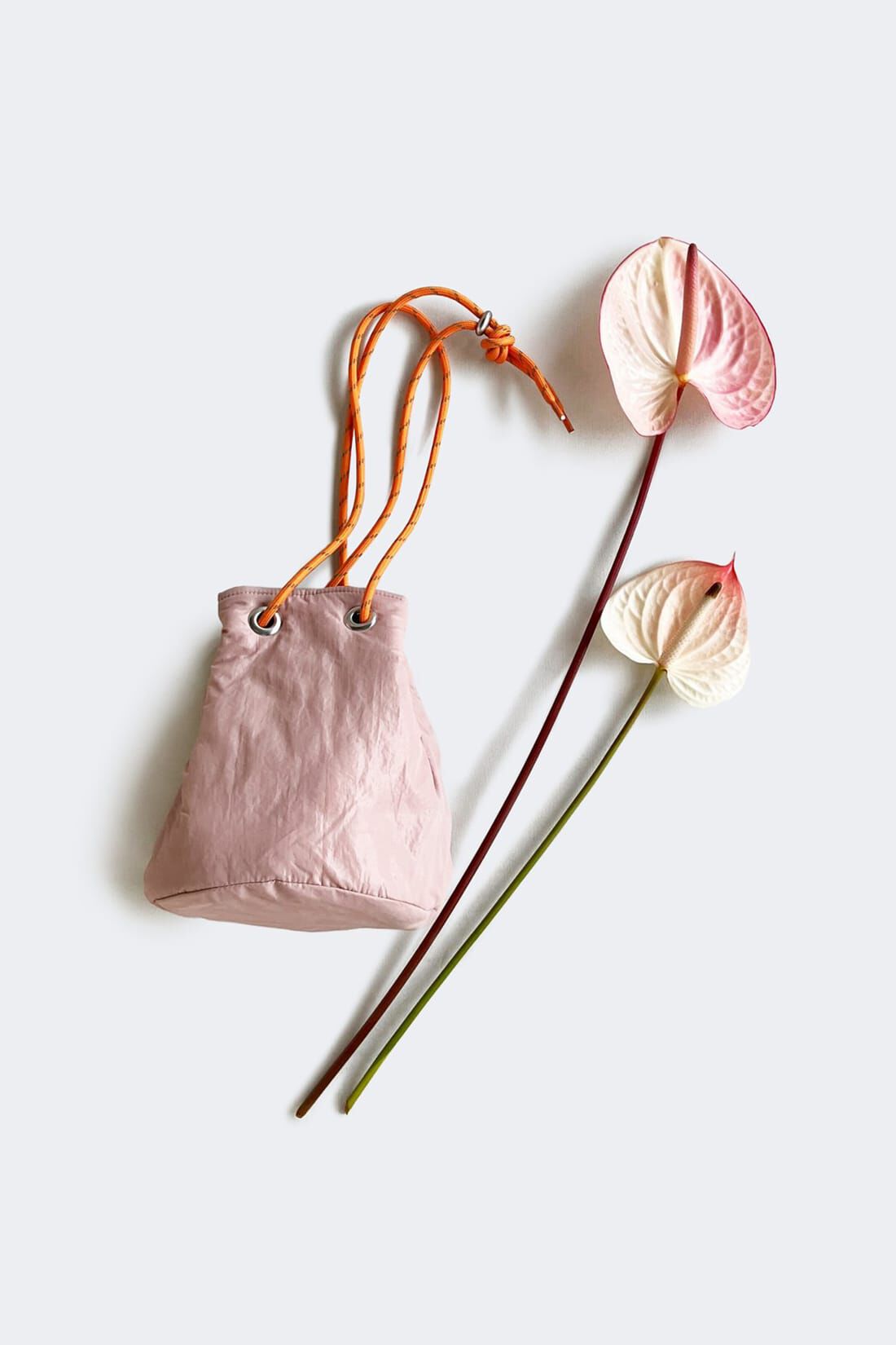 haco!|ｈａｃｏ！×ＮＯＫＩ 花をまとうコラボシリーズ 【アンスリウム】巾着バッグ