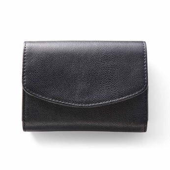 フェリシモギフトショップ | ポケットサイズとっておき本革財布〈ＢＫ〉リブイン