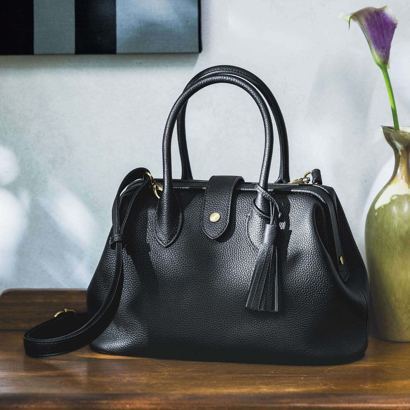 Chausser ショセ 本革 クロコ型押しレザー ブガッティ ハンドバッグ 受注生産】ブガッティバッグ 美しい曲線 本革 レディース