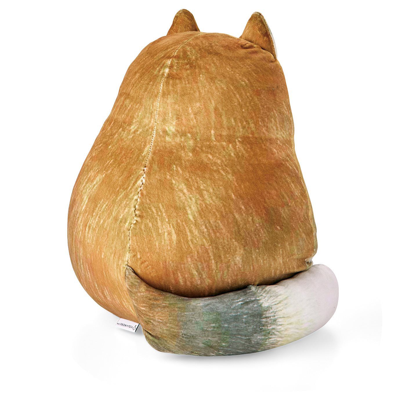 フェリシモギフトショップ|YOU＋MORE!　人間味あふれる虚無フェイス　チベットスナギツネもっちりクッション|BACK