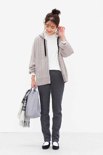  | あったかすっきり裏ボアパンツ〈ＤＧＹ〉リブイン