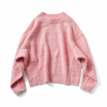 フェリシモギフトショップ | デザイン着映え洗えるニット〈ＰＫ〉リブイン