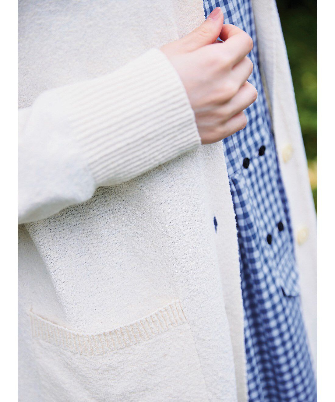 フェリシモギフトショップ|サニークラウズ　フードニットカーディガン〈レディース〉アイボリー