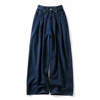 フェリシモギフトショップ | くぼっちこなれ見え大人ワイドデニムリブイン
