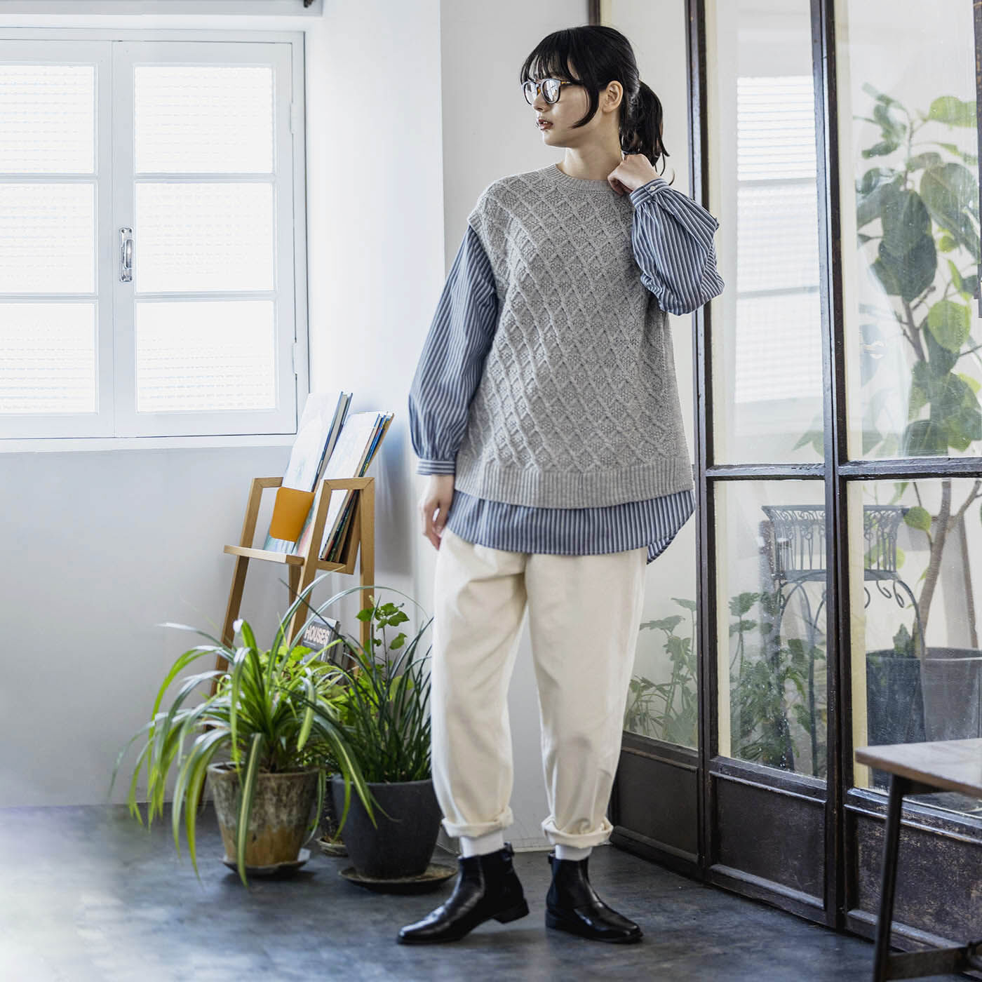 フェリシモギフトショップ|長田の靴メーカーと作った 職人本革のサイドゴアブーツ〈ブラック〉[本革 靴：日本製]
