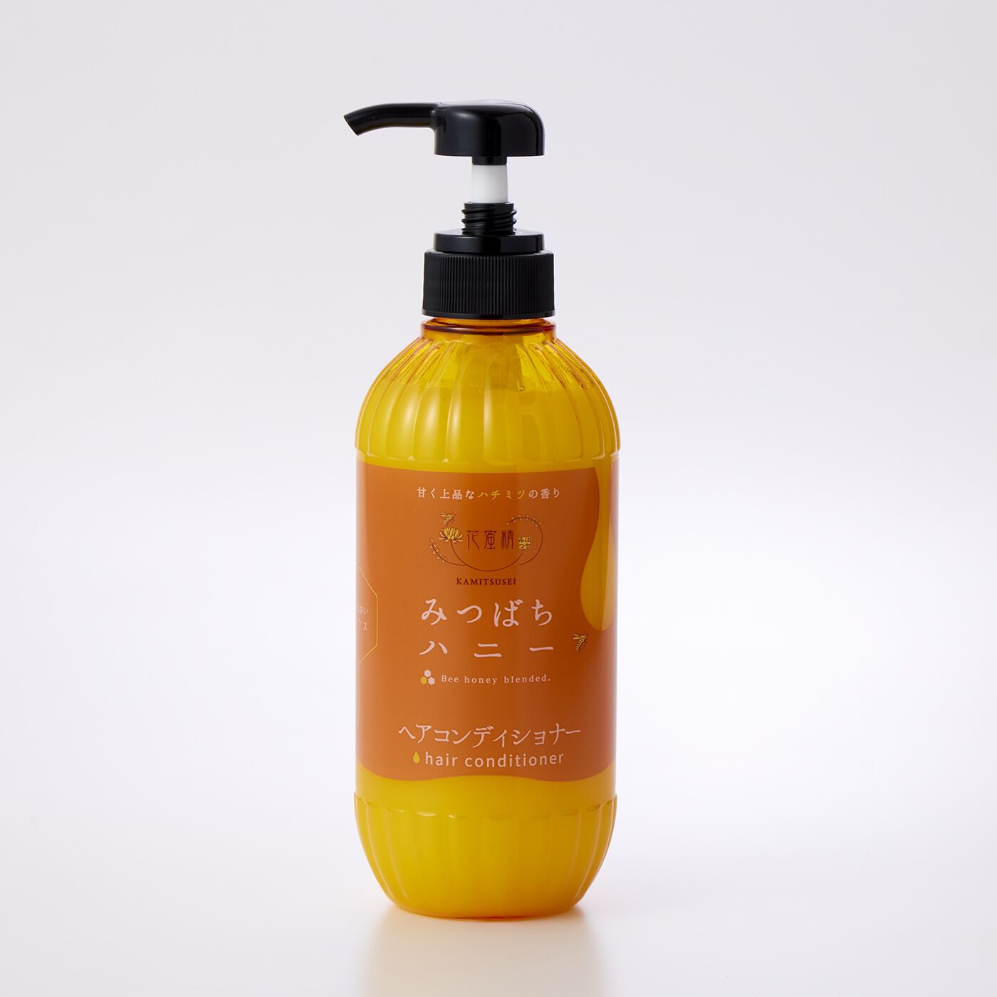 フェリシモギフトショップ|花蜜精　みつばちハニー　ヘアコンディショナー|500mLのたっぷり大容量。