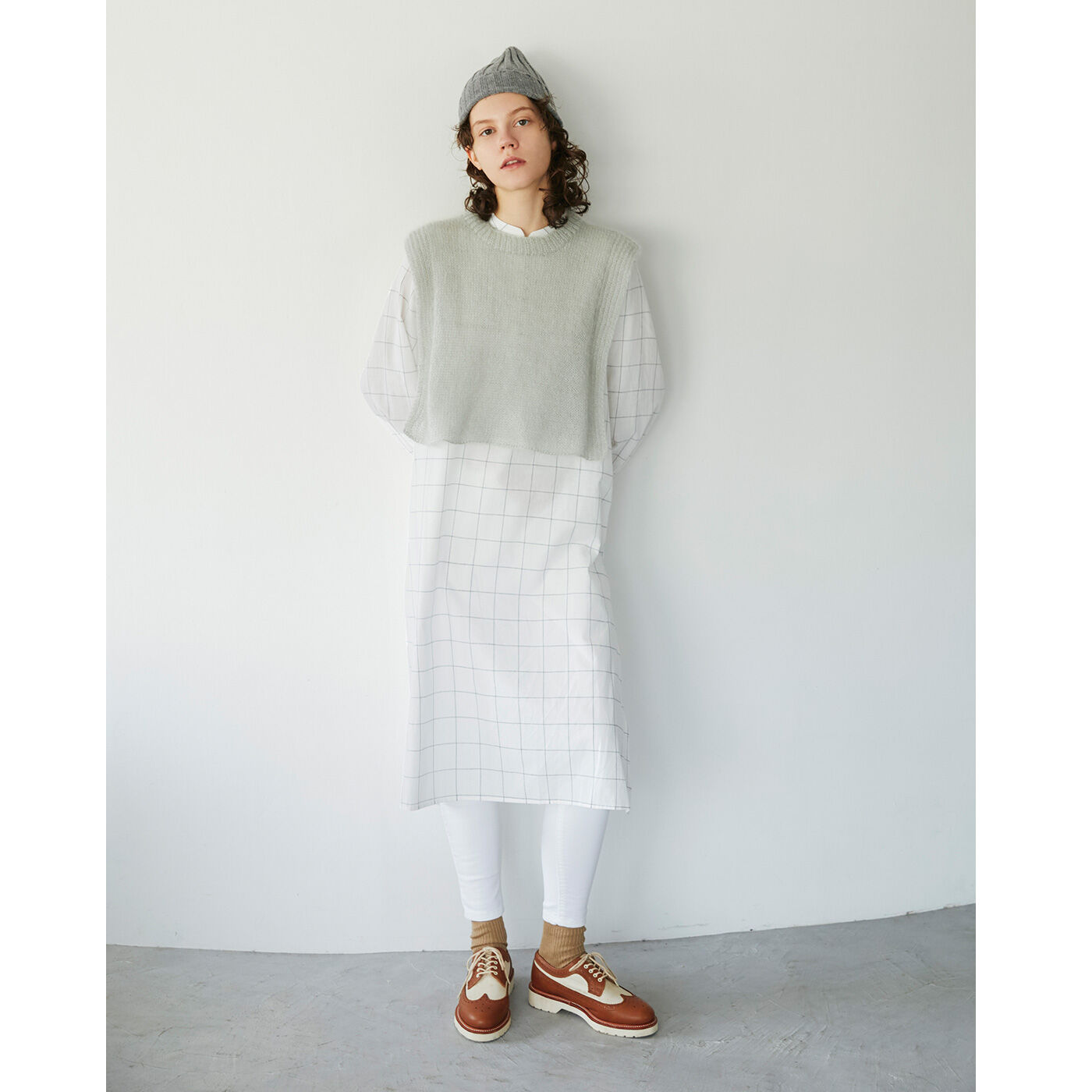 フェリシモギフトショップ|ROWAN×amuhibi はじめてさんの「着るもの」シリーズ　シルク混モヘアのサイドオープンベスト〈イエロー/Mサイズ〉
