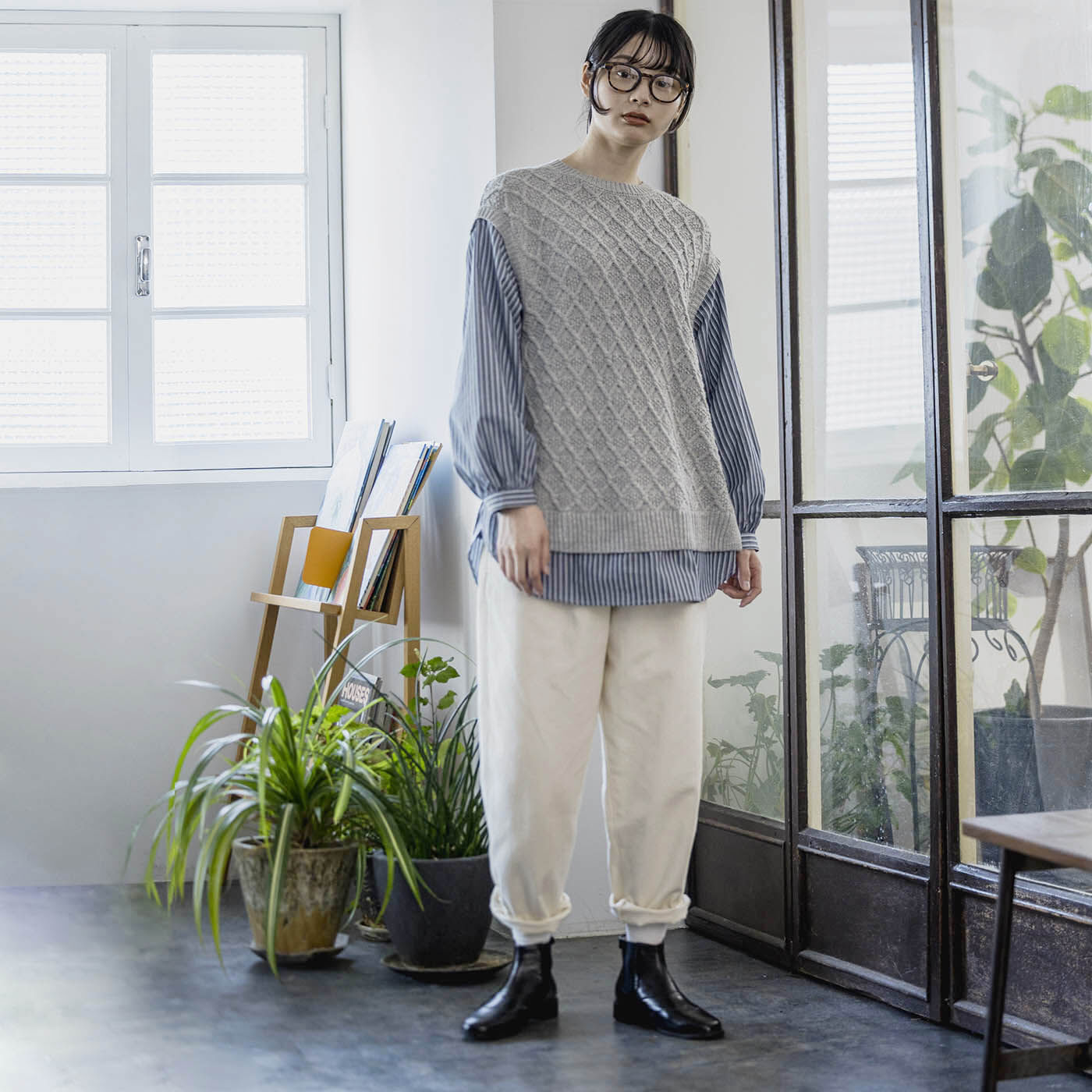 フェリシモギフトショップ|長田の靴メーカーと作った 職人本革のサイドゴアブーツ〈ブラック〉[本革 靴：日本製]