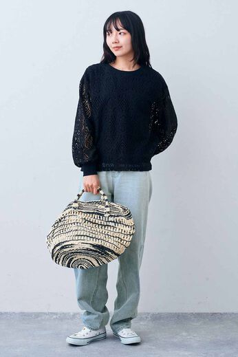 フェリシモギフトショップ | レーストップスセット〈ＢＫ〉リブイン