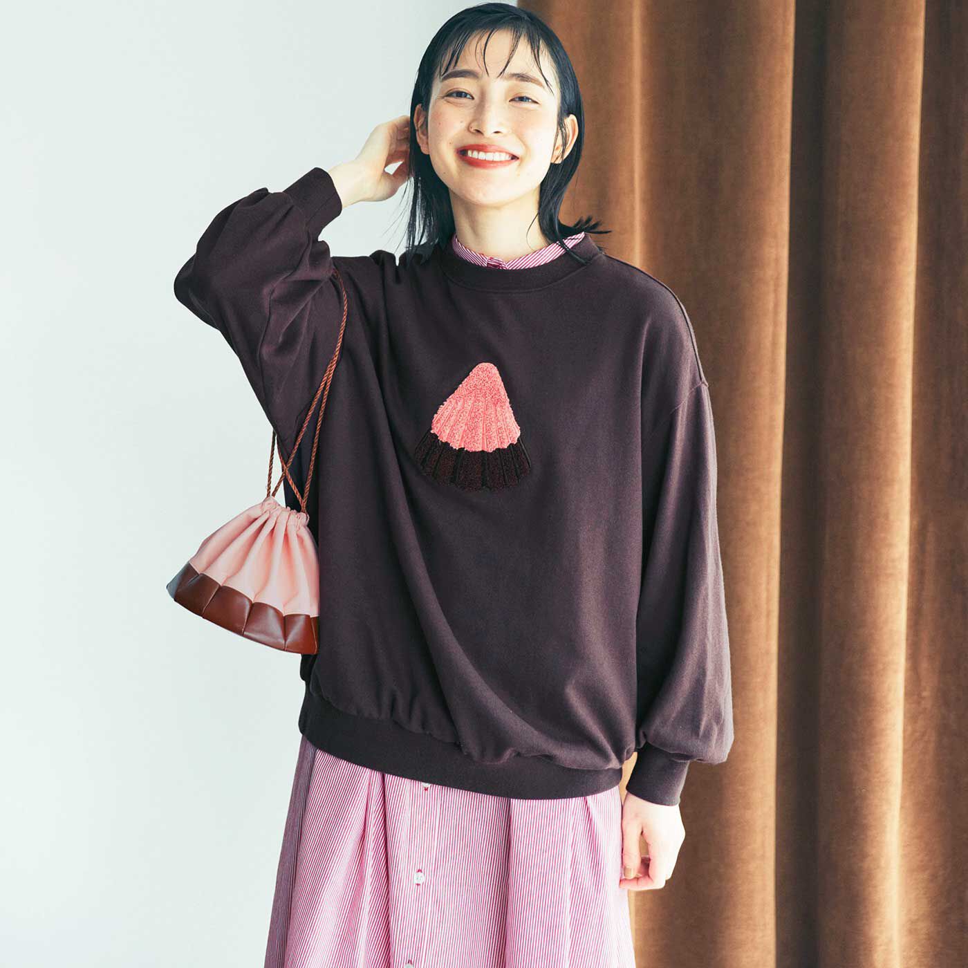 フェリシモギフトショップ|YOU＋MORE!　大人もときめくビッグなアポロのきんちゃくバッグ