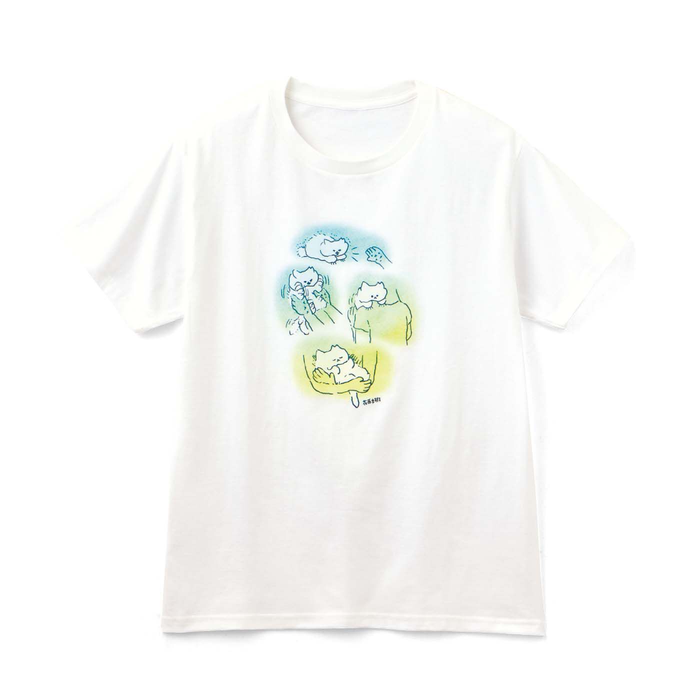 フェリシモギフトショップ|花原史樹×猫部　地域猫チャリティーTシャツ2025