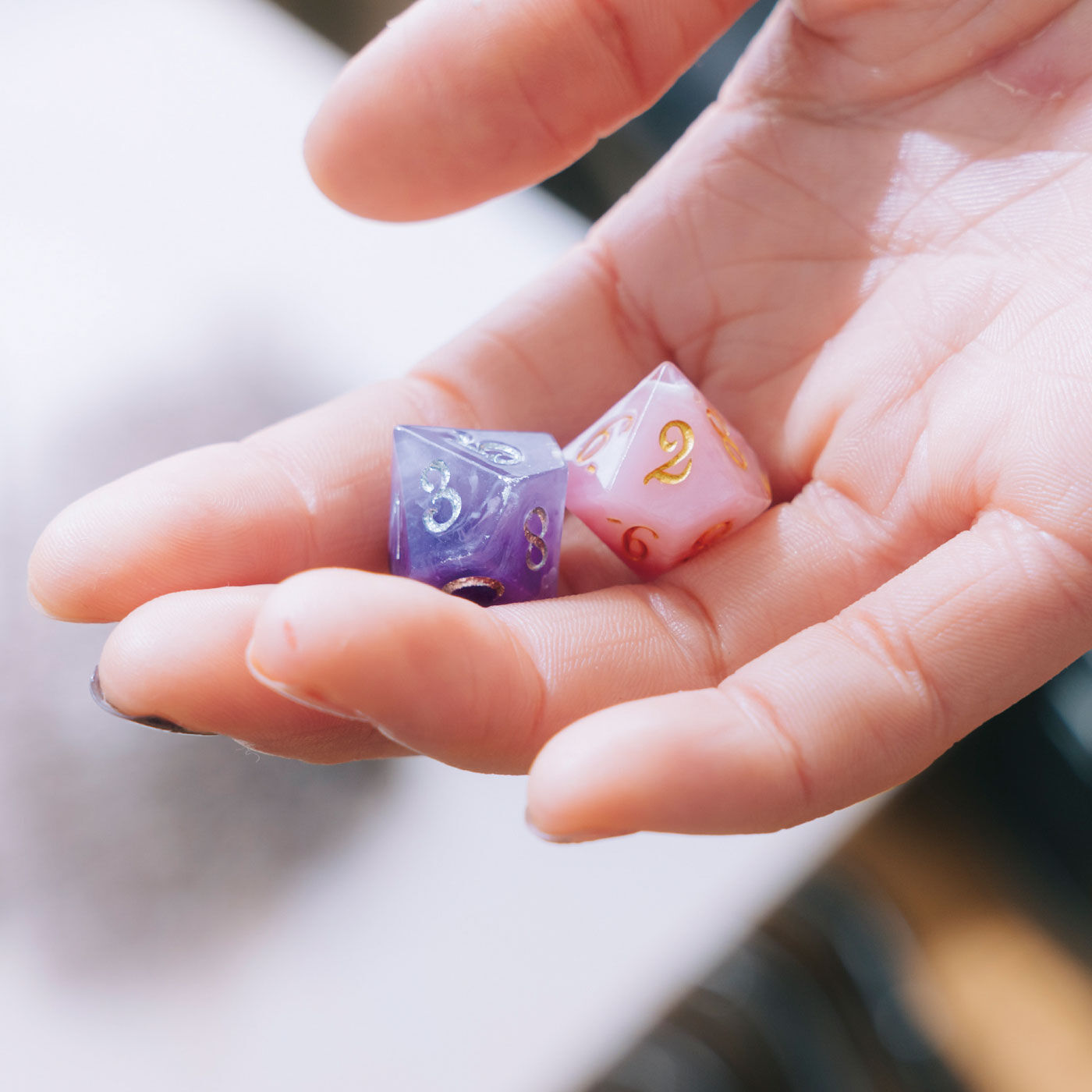 フェリシモギフトショップ|魔法部　あなたの選択を後押しする　ダイスイヤアクセ〈silver × violet〉