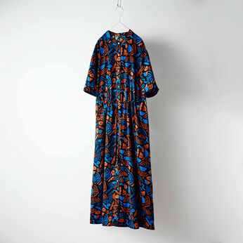 フェリシモギフトショップ | タムロアヤノ　ボタニカルワンピ〈ＢＫ〉　リブイン