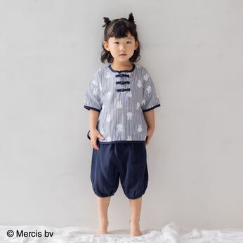 フェリシモギフトショップ | ｍｉｆｆｙ　ダブルガーゼ半袖キッズセットアップ