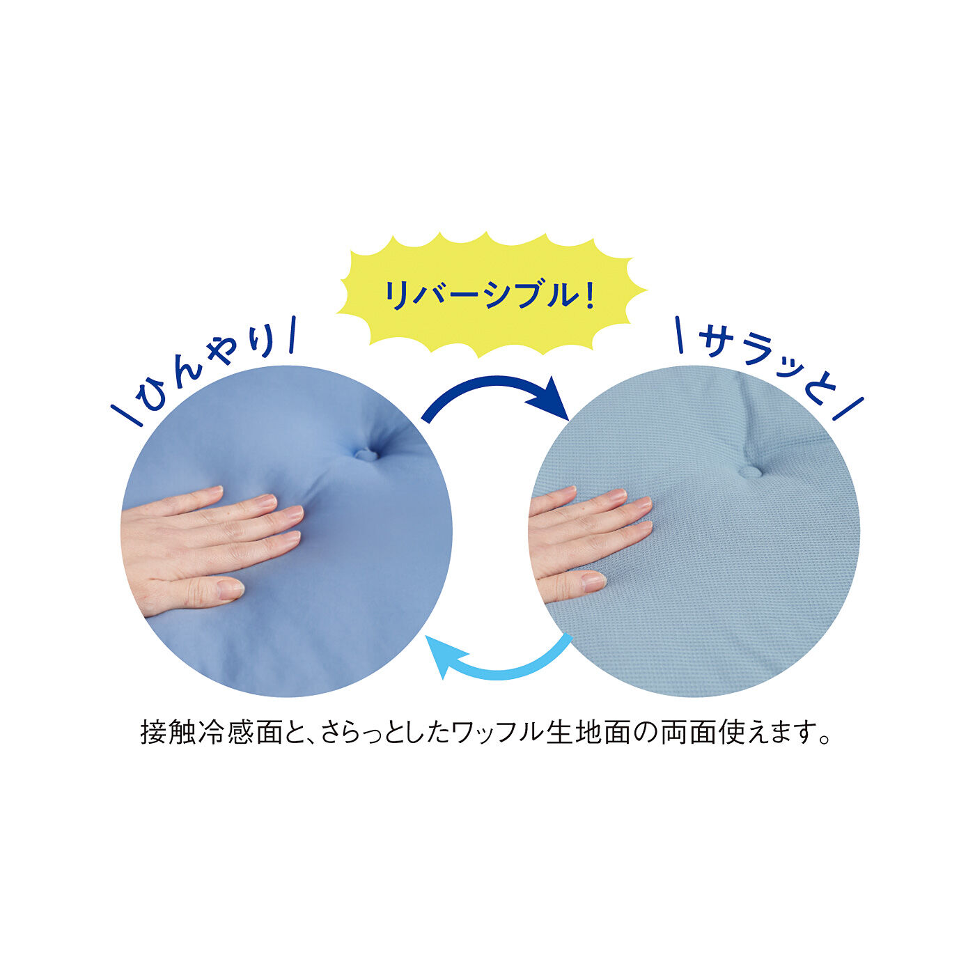 フェリシモギフトショップ|敷くだけでソファの弾力がよみがえる！　ごろ寝にもうれしい　接触冷感ひんやりロングソファパッド3人掛け用〈リバーシブル〉