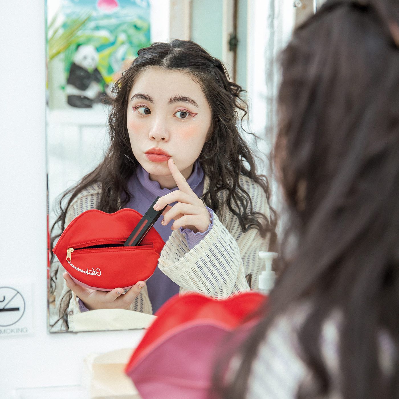 フェリシモギフトショップ|よしもとコラボ　紅しょうがの全女子に届け！ くちびるポーチ|注目されること間違いなしの、インパクト！
