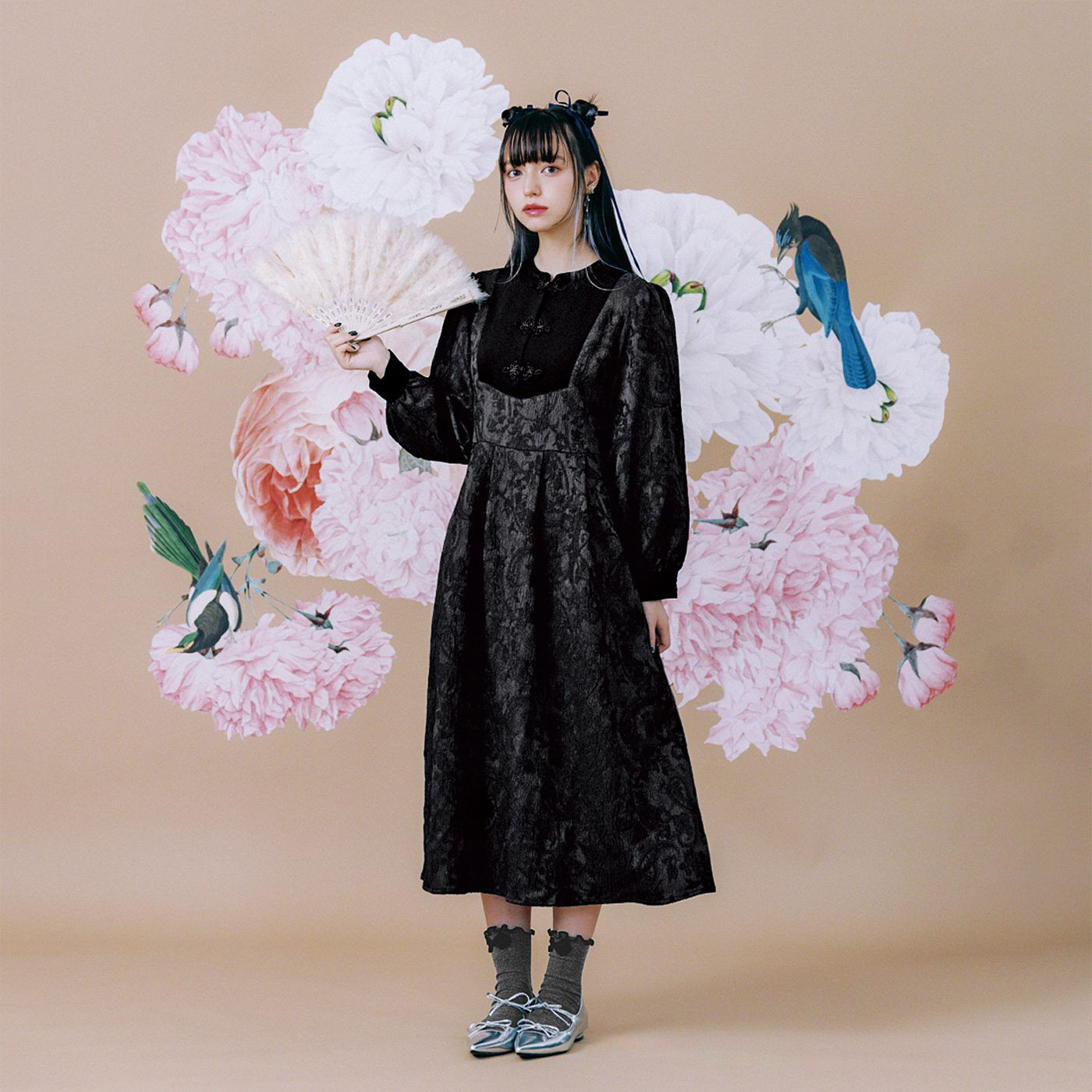 el:ment×atelier Morris 英国ボタニカルデザインのさらりコットン100