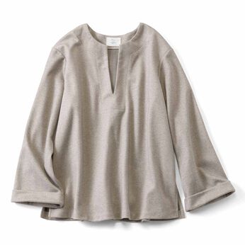 フェリシモギフトショップ | 上品カフタントップス〈ＬＧＹ〉リブイン