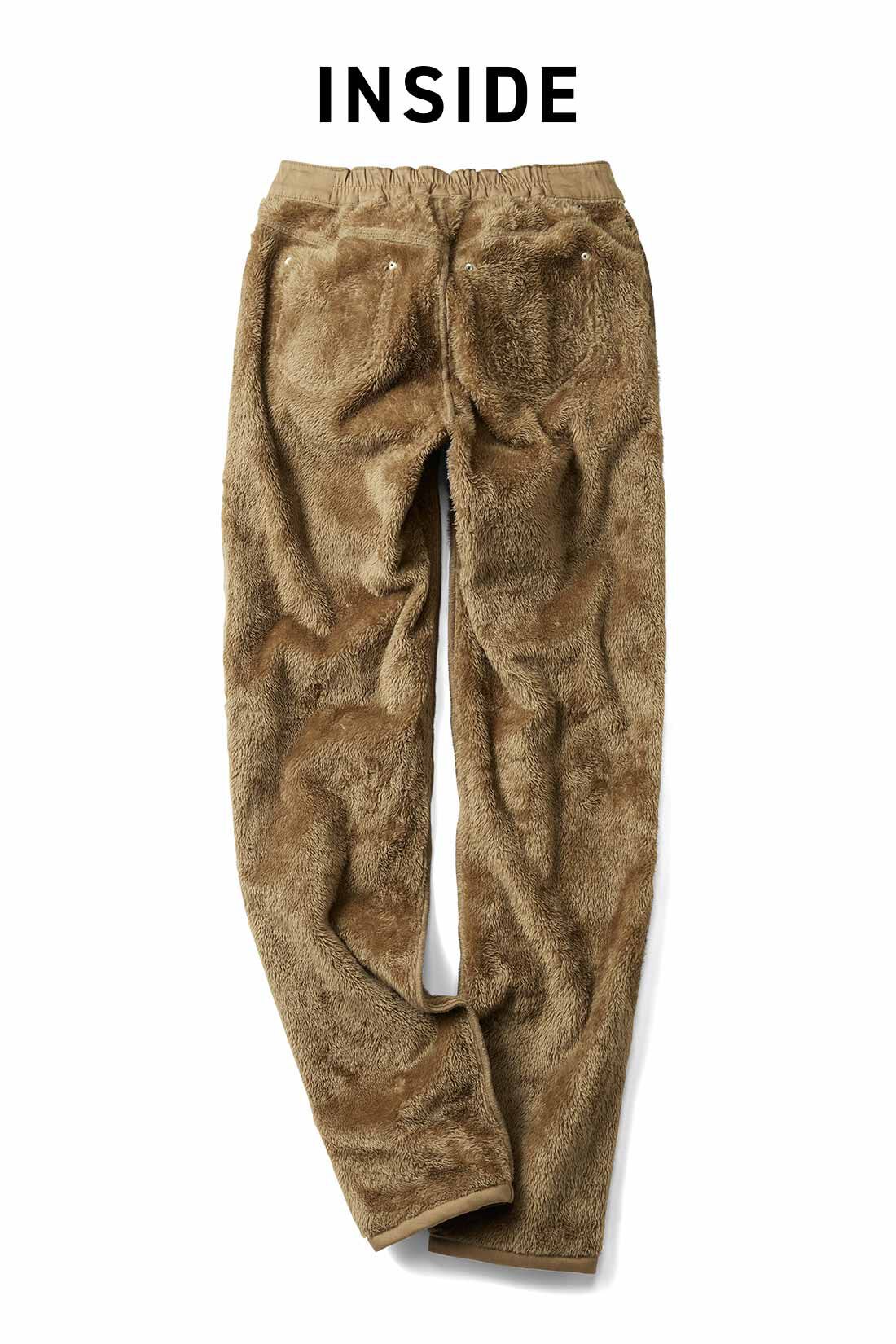 フェリシモギフトショップ|リブ イン コンフォート　ぬくぬくでしあわせ あったかすっきり裏ボアパンツ〈ベージュ〉