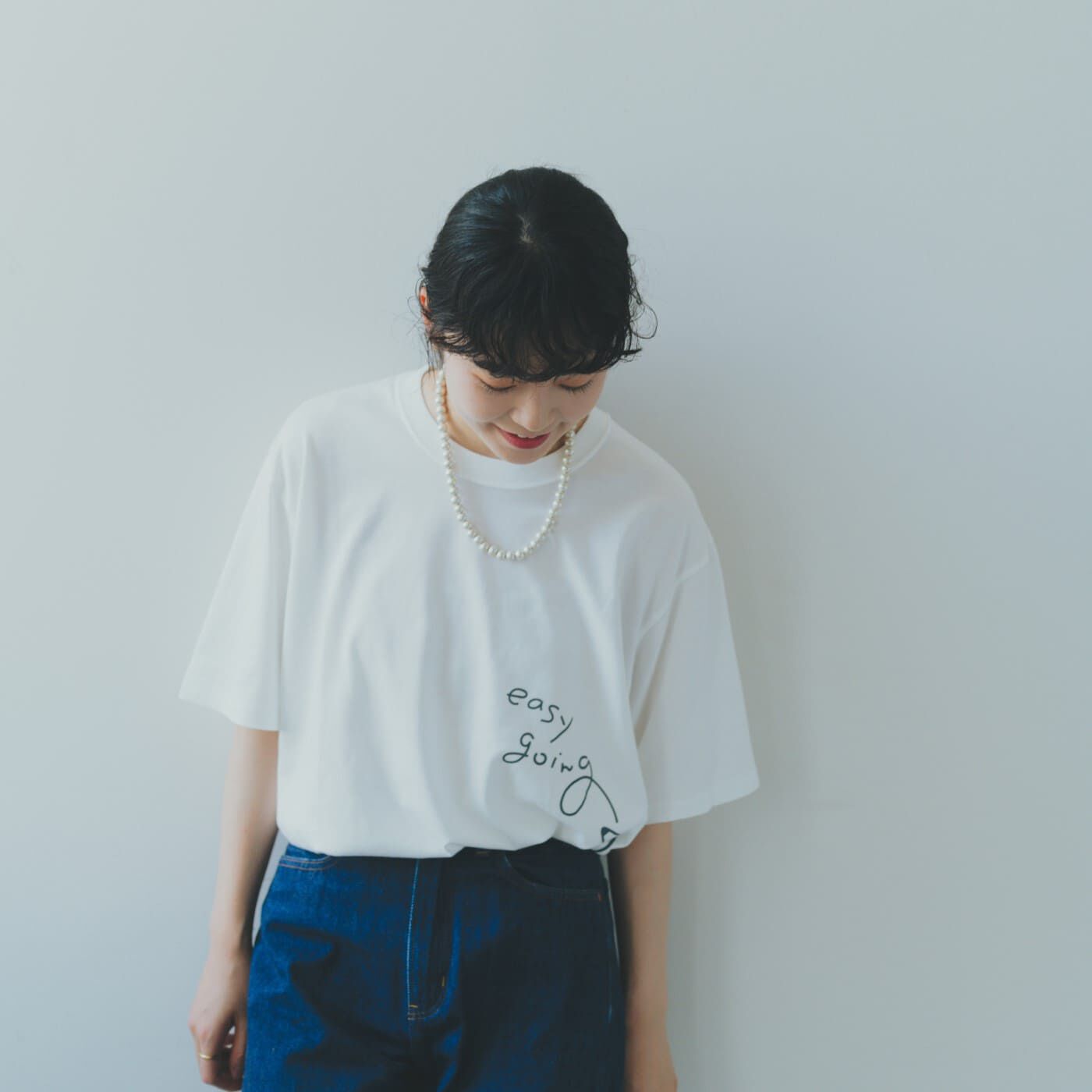 フェリシモギフトショップ|HATSKI for このごろ　おおらかにいこうTシャツ