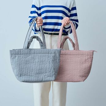 フェリシモギフトショップ | ギャザーハンドル２ＷＡＹヌビ風バッグ　ＩＥＳ