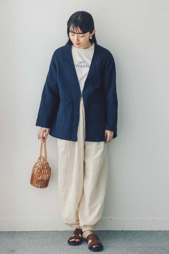 フェリシモギフトショップ | やわらか麻混ぽんわりパンツ〈ＢＥ〉リブイ