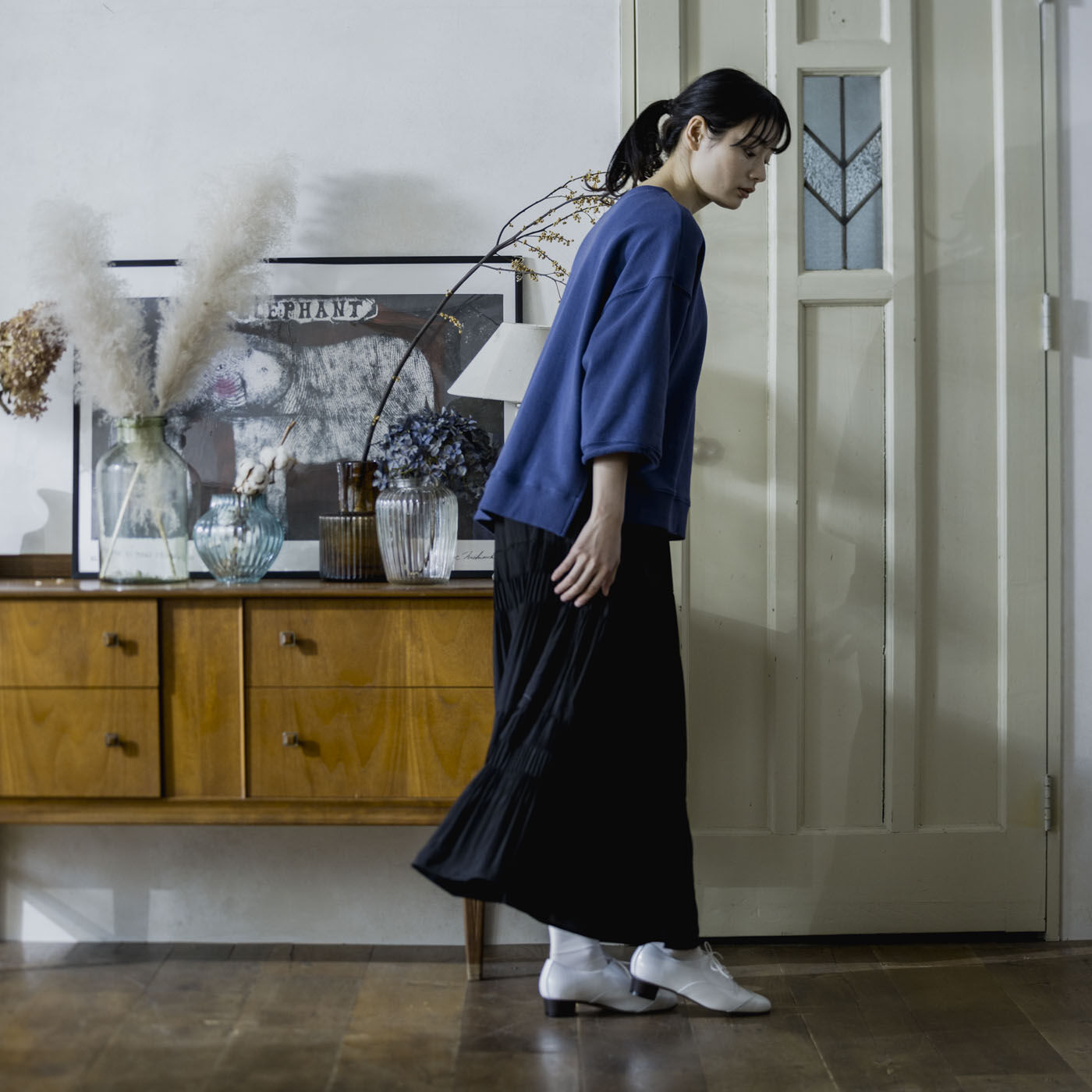 フェリシモギフトショップ|長田の靴メーカーと作った 職人本革のエナメルレースアップシューズ〈ホワイト〉[本革 靴：日本製]