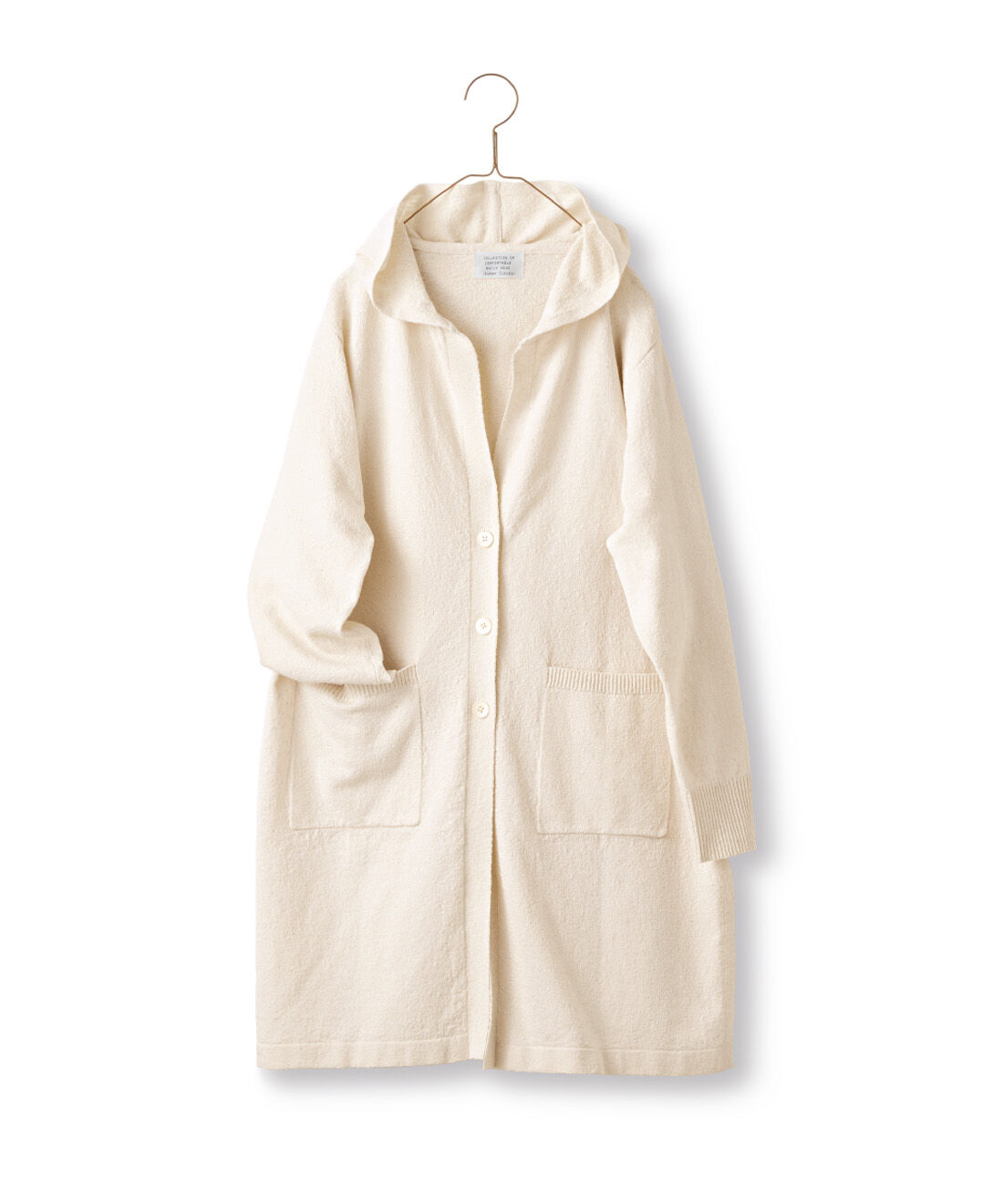 フェリシモギフトショップ|サニークラウズ　フードニットカーディガン〈レディース〉アイボリー