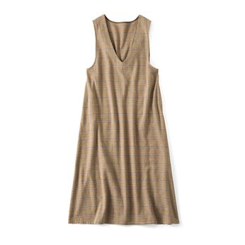 フェリシモギフトショップ | ノンチクジャンパースカート〈ＢＲ〉リブイン