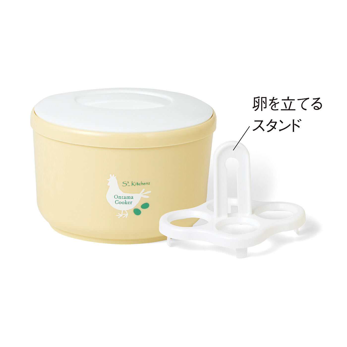 フェリシモギフトショップ|エスキューブキッチンズ　熱湯を入れて待つだけ！食欲そそるとろ～り温泉卵メーカー