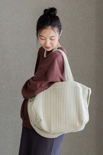 フェリシモギフトショップ | キルティング　マザーズトートバッグ　ベージュ