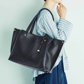 フェリシモギフトショップ | Ｌ＋パソコン　洗練お仕事バッグ〈ブラック〉