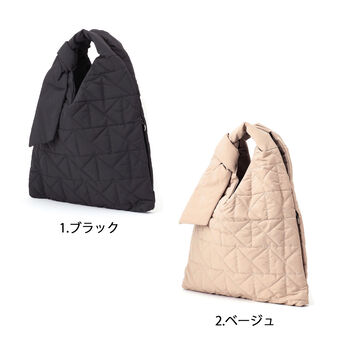 フェリシモギフトショップ | キルティングトライアングトートバッグ