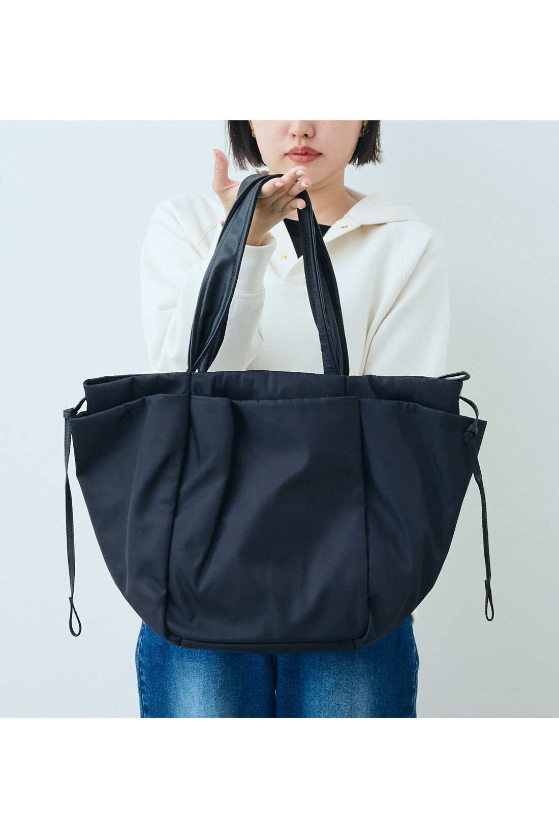 フェリシモギフトショップ|IEDIT[イディット] SELECT　Y’SACCS コンテナバッグLサイズ|ブラック