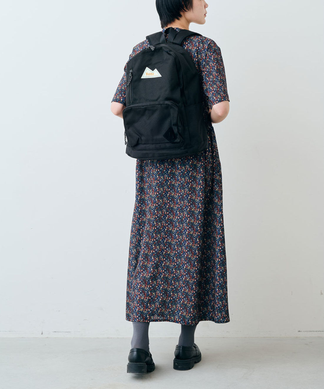 フェリシモギフトショップ|【WEB限定】スタンダードバックパックリュック【シロップ．バスケット】|モデル身長：163cm