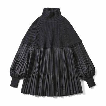 フェリシモギフトショップ | プリーツドッキングブラウスＢＫリブイン
