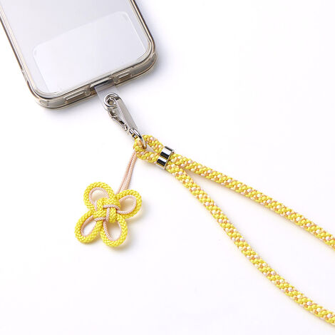 フェリシモギフトショップ | 叶結び京くみひもスマホストラップ〈黄〉