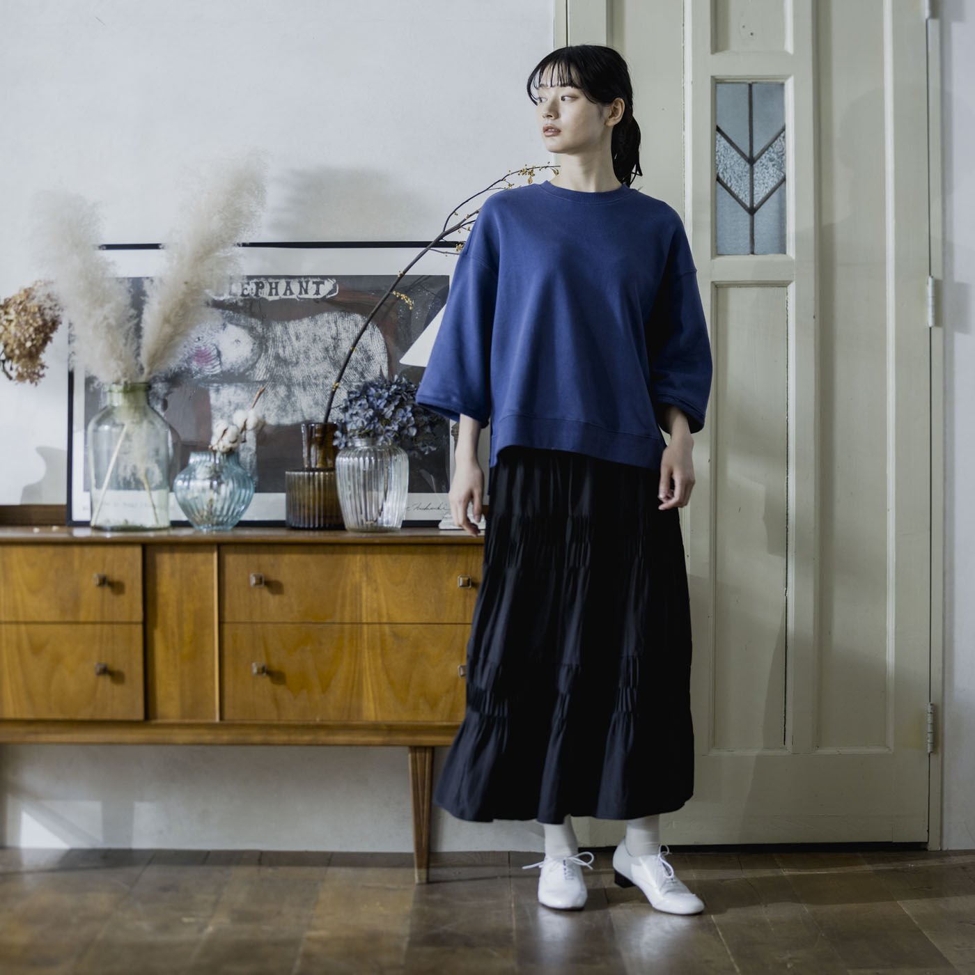 フェリシモギフトショップ|長田の靴メーカーと作った 職人本革のエナメルレースアップシューズ〈ホワイト〉[本革 靴：日本製]