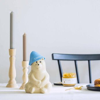 フェリシモギフトショップ | サウナ帽のシロクマ貯金箱