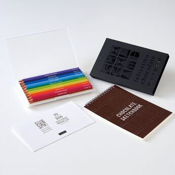 フェリシモギフトショップ | チョコレートを描くのにぴったりな色えんぴつ【20/500 COLORED PENCILS】