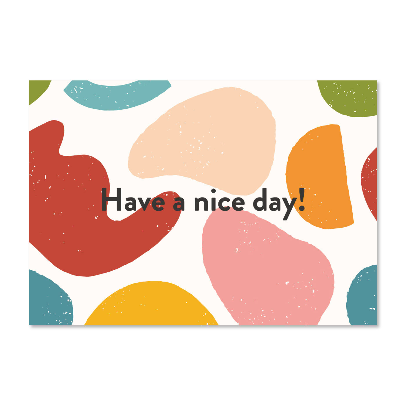 フェリシモギフトショップ|カードに想いを込めて felissimo GIFT SHOP オリジナルメッセージカード|タイプ４：Have a nice day!