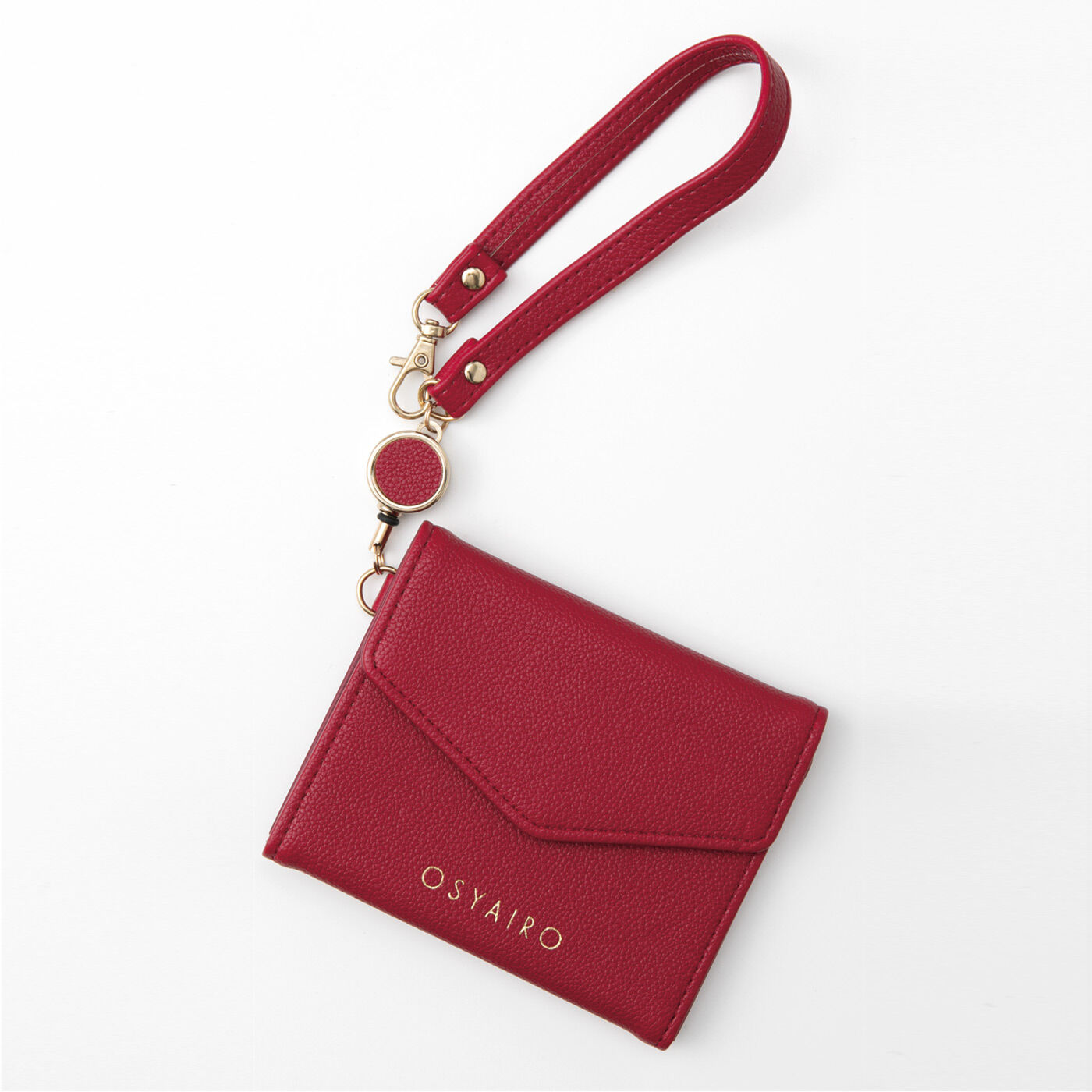 OSYAIRO 推しと一緒にどこまでも 手紙みたいなリール付きパスケース