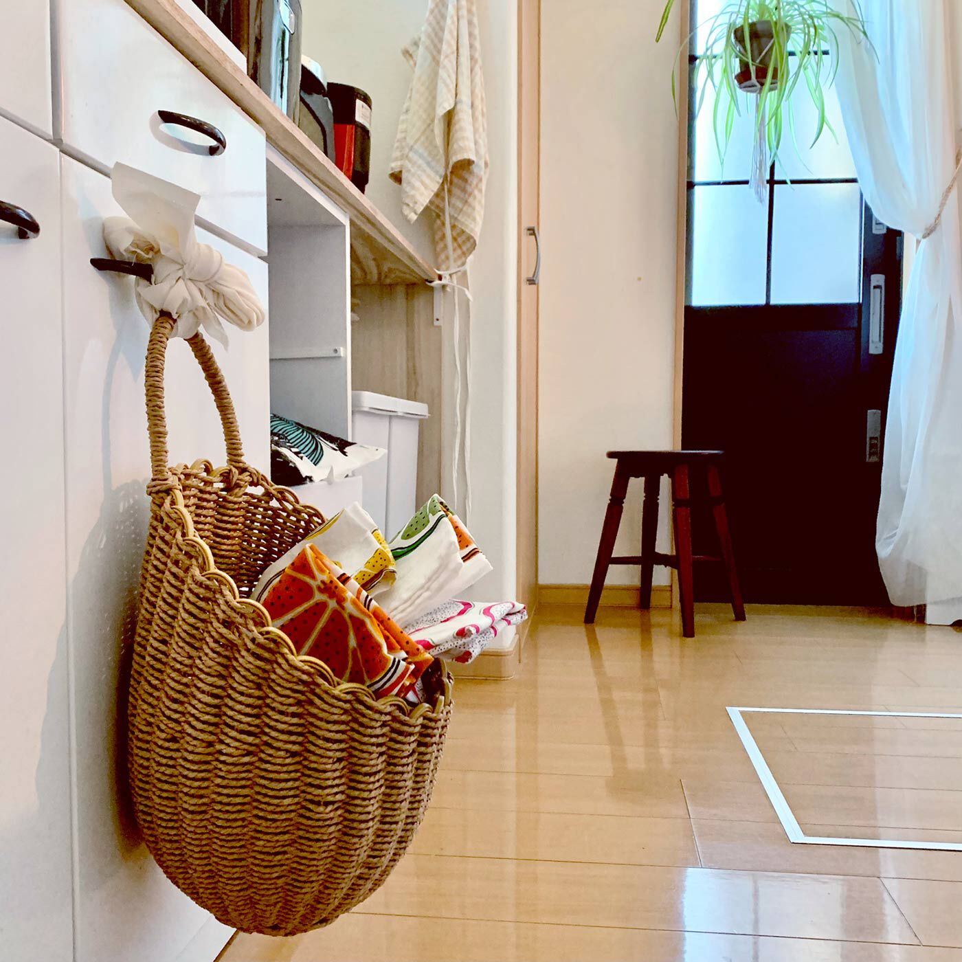 フェリシモギフトショップ|ａｍ＆ｂｅ　ざっくり入れにちょうどいい壁掛け収納バッグ|RoomClipユーザーのRoomNo.5803589　HAKOさんに使っていただきました。