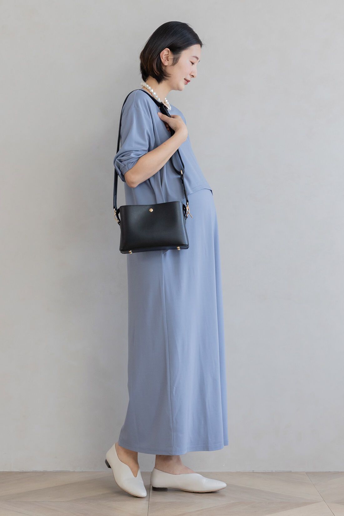 フェリシモギフトショップ|ninaru×フェリシモMama　抱っこひもと一緒に持てる　マザーズショルダーバッグ|フォーマルの時も持てるデザイン